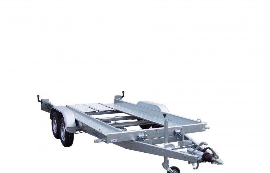 Porte Voiture Lider avec Grandes Rampes - 2 Essieux - Ptac : 2500 Kg - 394 X 190 Cm – Image 3