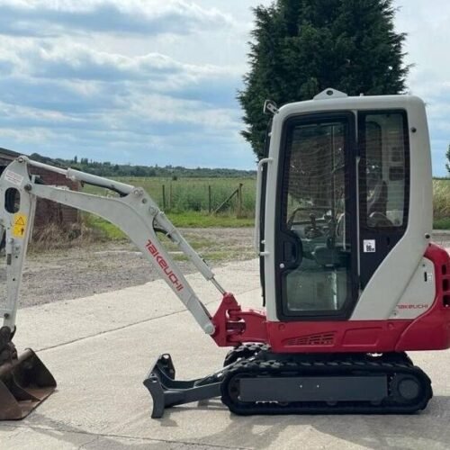 Minibagger Takeuchi TB216 2015 3365 Stunden + 3 Schaufeln – Gebraucht