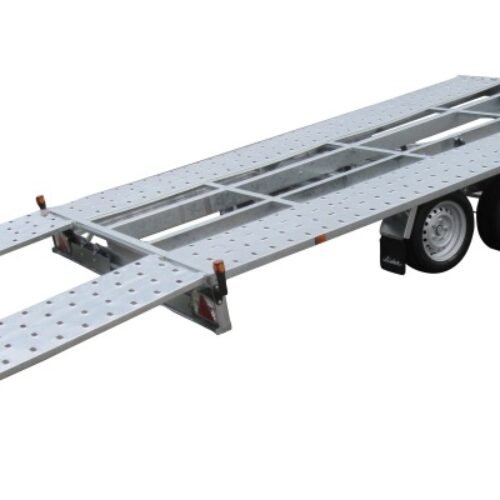 Porte-voiture Lider Basculant Roues Dessous Ptac 2700 Kg Double Essieux FreinÉes