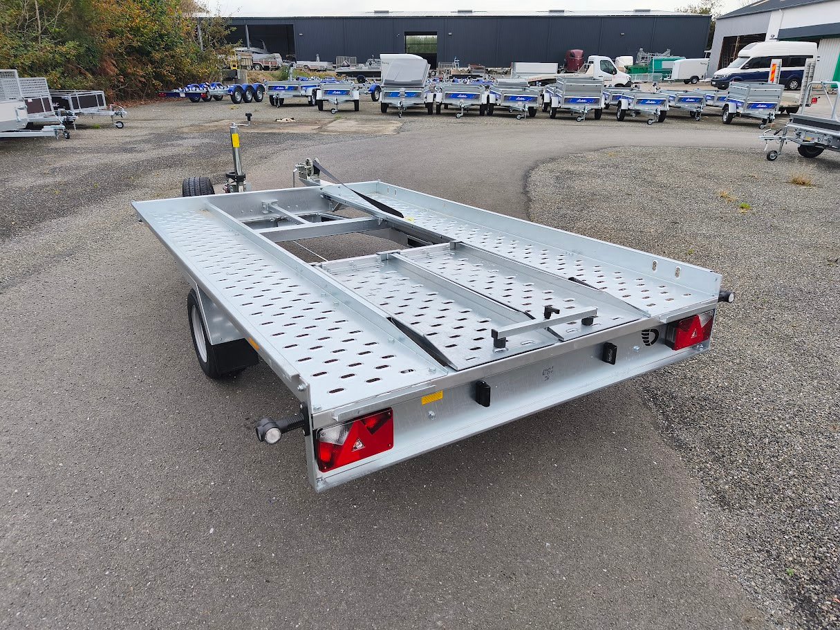 Remorque Porte Mini Voiture Roadster Auto Ptac 1300 Kg 1 Essieu FreinÉe Basculante – Image 6