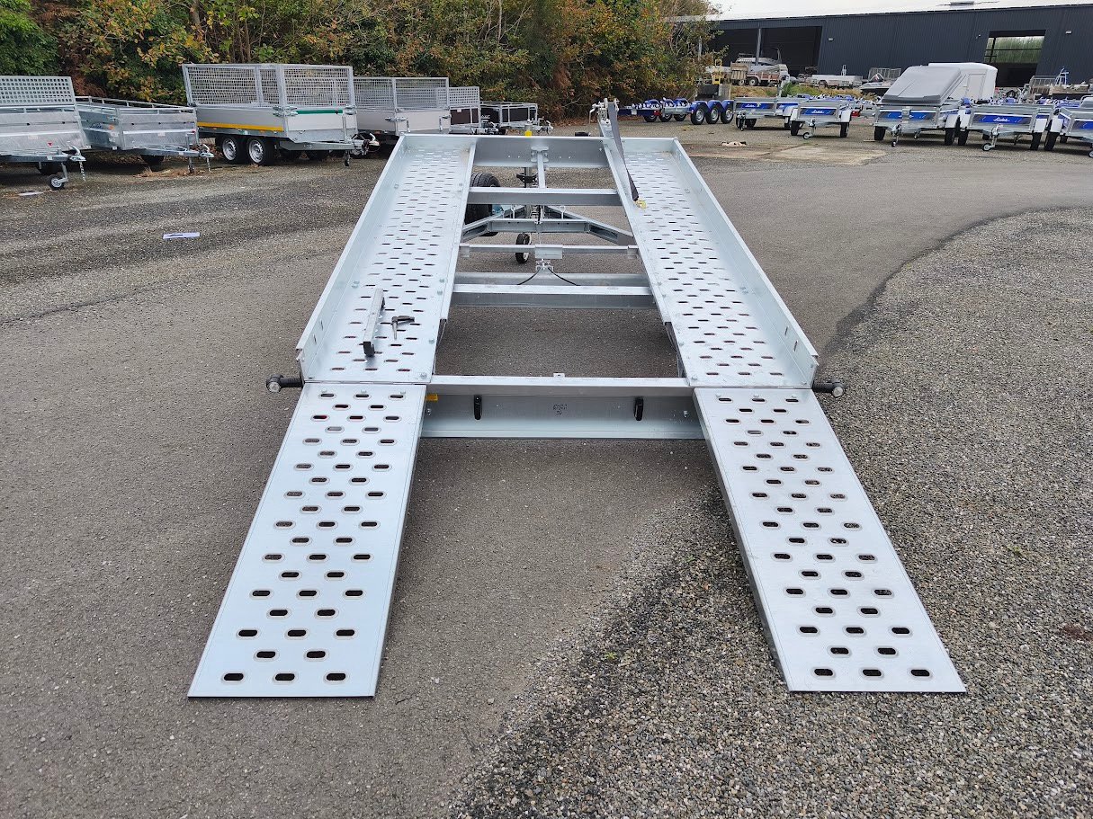 Remorque Porte Mini Voiture Roadster Auto Ptac 1300 Kg 1 Essieu FreinÉe Basculante – Image 2