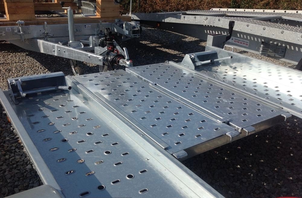 Porte Voiture Lider avec Grandes Rampes - 2 Essieux - Ptac : 2500 Kg - 394 X 190 Cm – Image 14