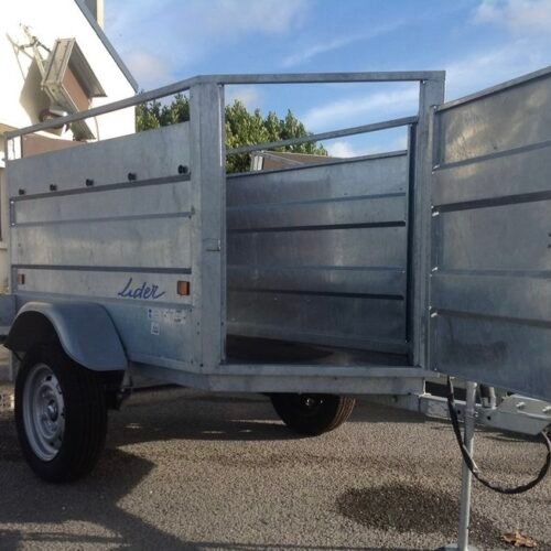 Remorque BÉtaillÈre Lider Robust Granada – Ptac : 500 Kg – 1 Essieu – 250 X 125 Cm