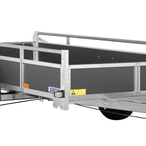 Remorque Polyvalente EN Bois – Woody FW150 – 1 Essieu FreinÉ – Ptac : 1500 Kg – 306 X 154 Cm