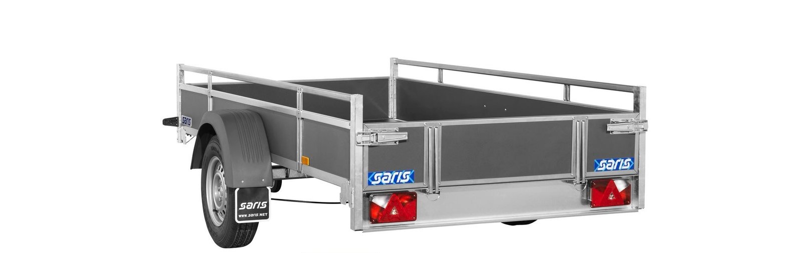 Remorque Polyvalente EN Bois - Woody FW150 - 1 Essieu FreinÉ - Ptac : 1500 Kg - 306 X 154 Cm – Image 4