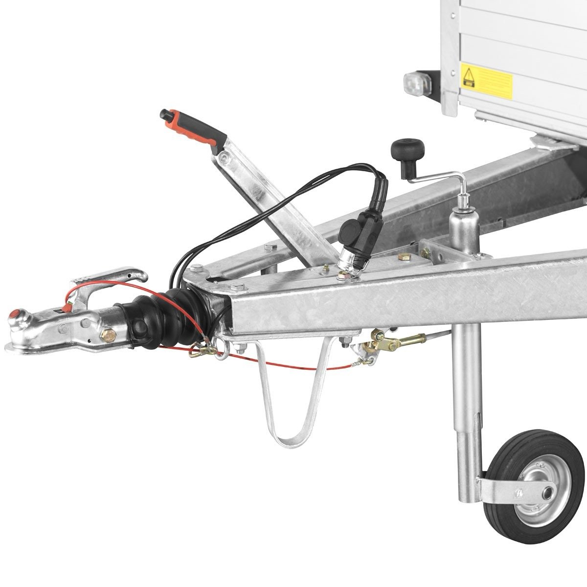 Remorque Polyvalente EN Bois - Woody FW150 - 1 Essieu FreinÉ - Ptac : 1500 Kg - 306 X 154 Cm – Image 7