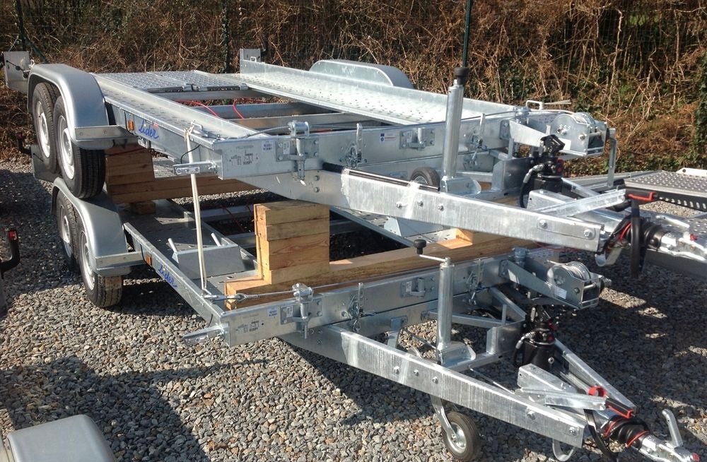 Porte Voiture Lider avec Grandes Rampes - 2 Essieux - Ptac : 2500 Kg - 394 X 190 Cm – Image 20