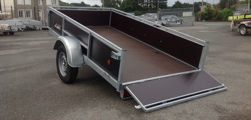 Remorque Polyvalente RenforcÉe EN Bois Lider - 1 Essieu FreinÉ - Ptac : 750 Kg - 251 X 133 Cm – Image 12