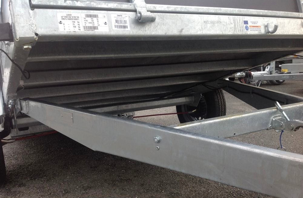 Remorque Polyvalente RenforcÉe EN Bois Lider - 1 Essieu FreinÉ - Ptac : 750 Kg - 251 X 133 Cm – Image 10