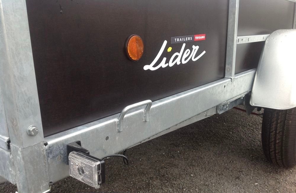 Remorque Polyvalente RenforcÉe EN Bois Lider - 1 Essieu FreinÉ - Ptac : 750 Kg - 251 X 133 Cm – Image 7