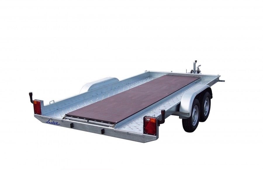 Porte Voiture Lider avec Grandes Rampes - 2 Essieux - Ptac : 2500 Kg - 394 X 190 Cm – Image 4