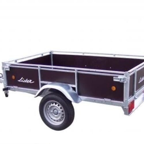 Remorque Bois Lider – 39440 – 201X133X40 Cm – Ptac : 500/750 Kg