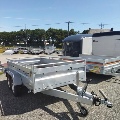 Remorque Robust 300 X 150 X 50 Cm 2 Essieux FreinÉe Ptac 2500 Kg