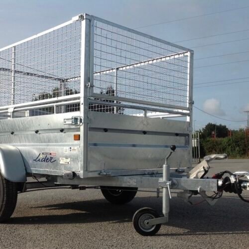 Remorque Lider Robust – FreinÉe – Ptac :750/500 Kg – 200 X 134 Cm – 1 Essieu