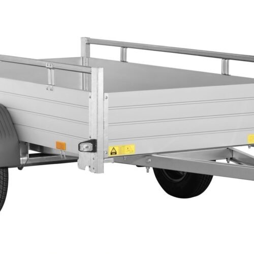 Remorque BagagÈre EN Aluminium – Mcalu Pro – 1 Essieu – Ptac : 750 Kg – 205 X 113 Cm