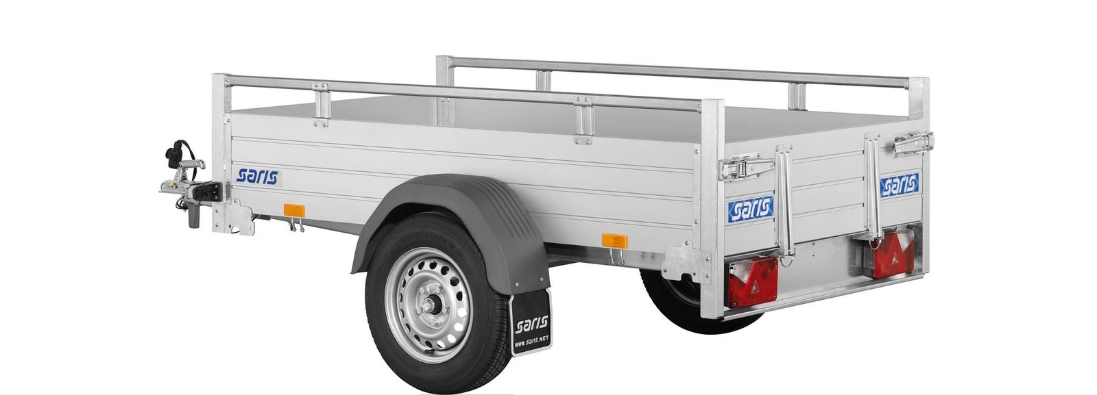 Remorque BagagÈre EN Aluminium - Mcalu Pro - 1 Essieu - Ptac : 750 Kg - 205 X 113 Cm – Image 4