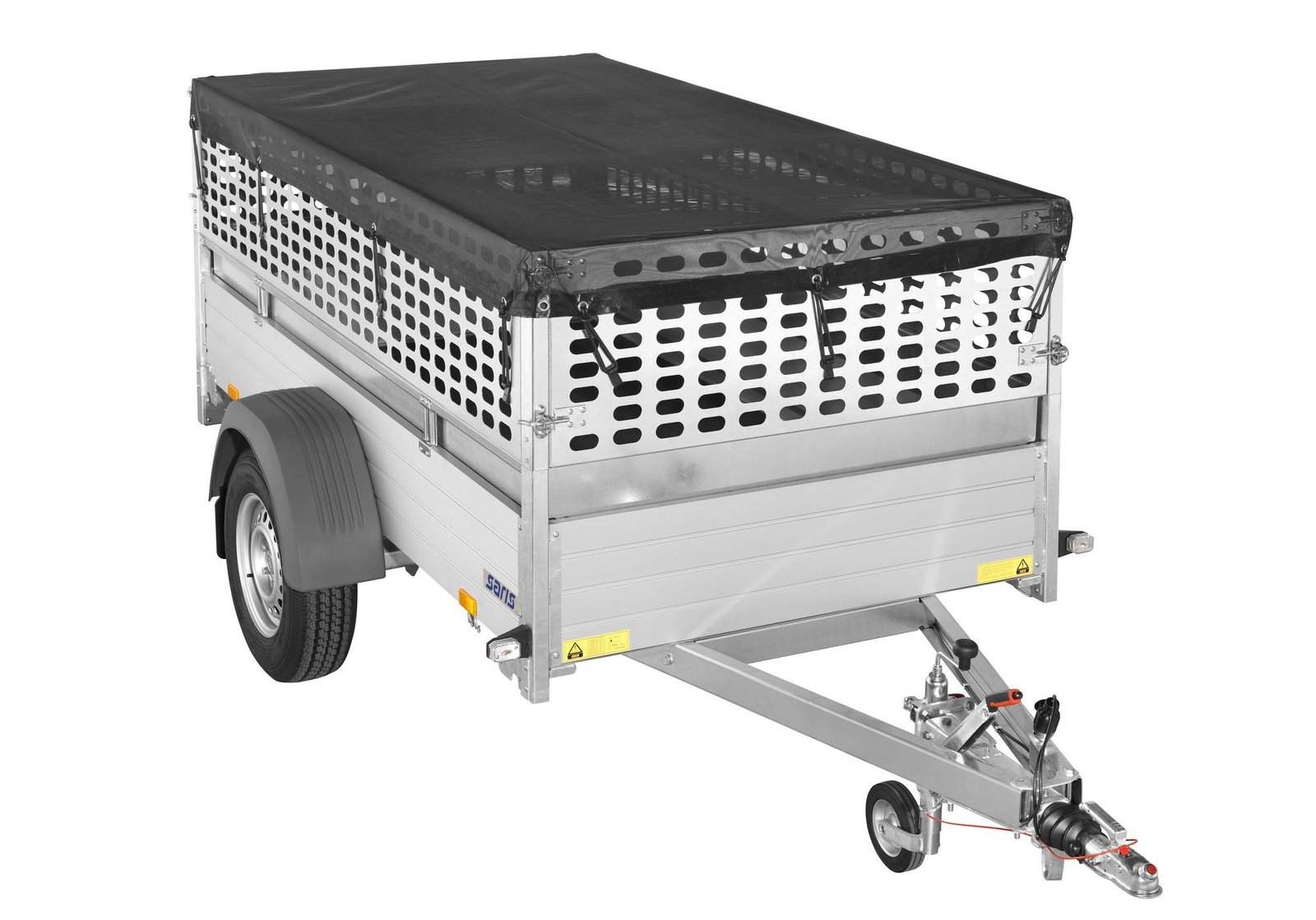 Remorque FreinÉe Aluminium - Mcalu - DW150 - 1 Essieu - Ptac : 1500 Kg - 255 X 153 Cm – Image 14