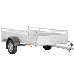Aluminium-gepÄckanhÄnger - Mcalu Pro - 1 Achse - Gvw: 750 Kg - 1 Achse - 255 X 133 Cm