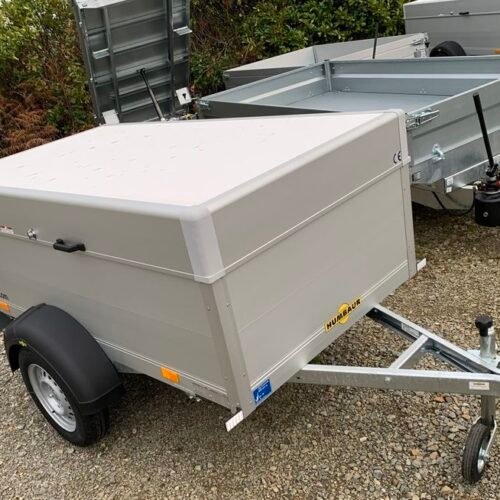 Remorque Humbaur Aluminium Ptac 750 Kg Non-freinÉ 2100*1100*350 Mm + Capot SÉcurisÉ Étanche