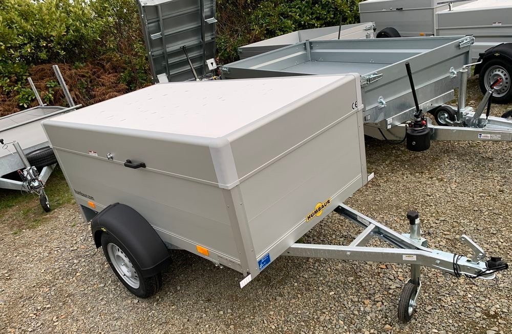 Remorque Humbaur Aluminium Ptac 750 Kg Non-freinÉ 2100*1100*350 Mm + Capot SÉcurisÉ Étanche