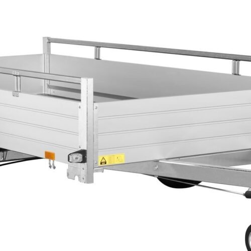 Remorque FreinÉe Aluminium – Mcalu – FW150 – 1 Essieu – Ptac : 1500 Kg – 305 X 153 Cm