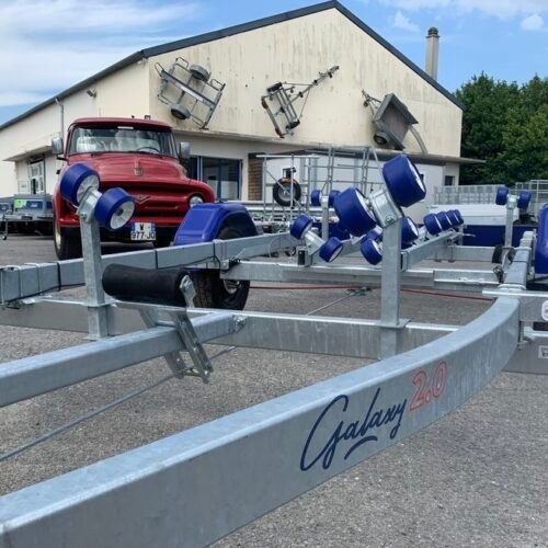 Porte Bateau Multi-rouleaux Galaxy – GS12 / G820 – Ptac : 1200KG – 1 Essieu