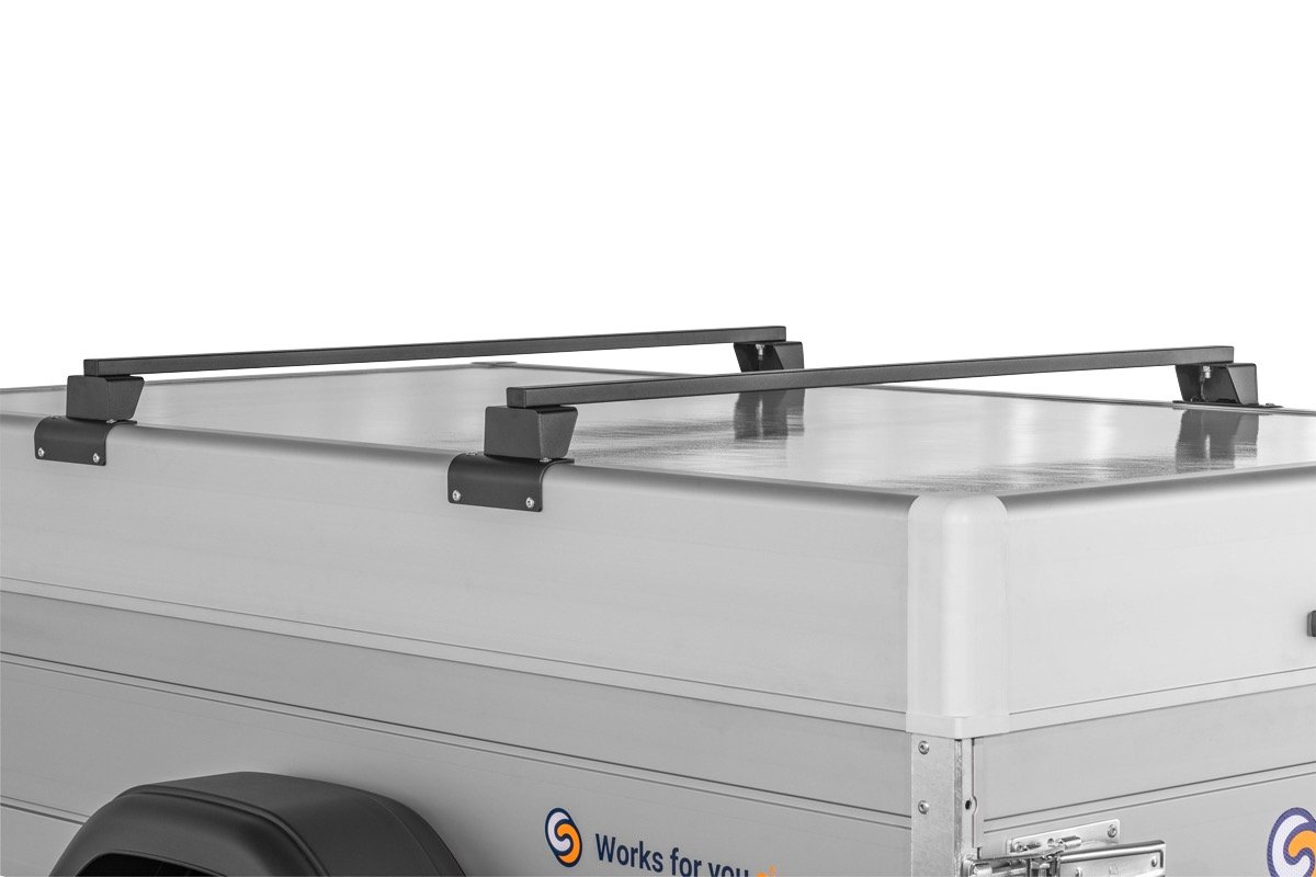 Remorque Saris Aluminium avec Capot SÉcurisÉ - Mc 255 133 1350 1 C - Ptac 1350 Kg - 1 Essieu FreinÉ – Image 2