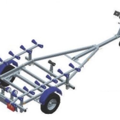 Porte-bateau Pneumatique Multirouleaux – SW345 – Ptac : 500KG – 1 Essieu