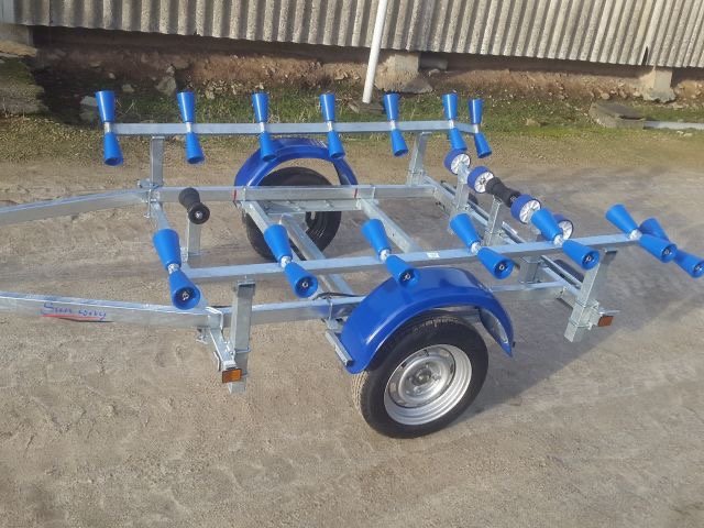 Porte-bateau Pneumatique Multirouleaux - SW345 - Ptac : 500KG - 1 Essieu – Image 4