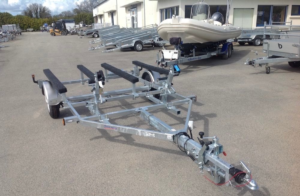 D1613J Remorque Double Jet FreinÉe 1 Essieu Immergeable Ptac 1350 Kg – Image 2