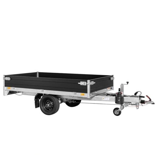 Remorque Benne Saris – K1276 – 276 X 170 Cm – Ptac : 2000 Kg – 2 Essieux – FreinÉe