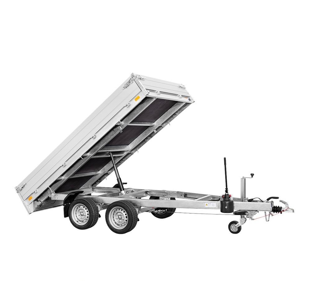 Remorque Benne Hydraulique Saris - 306 X 170 Cm - Ptac : 2000 Kg - 2 Essieux - FreinÉe – Image 5