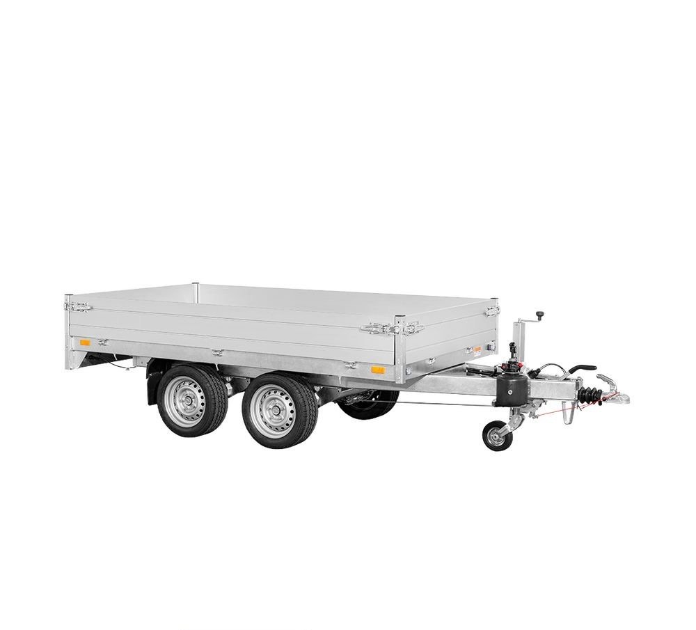 Remorque Benne Hydraulique Saris - 306 X 170 Cm - Ptac : 2000 Kg - 2 Essieux - FreinÉe – Image 6