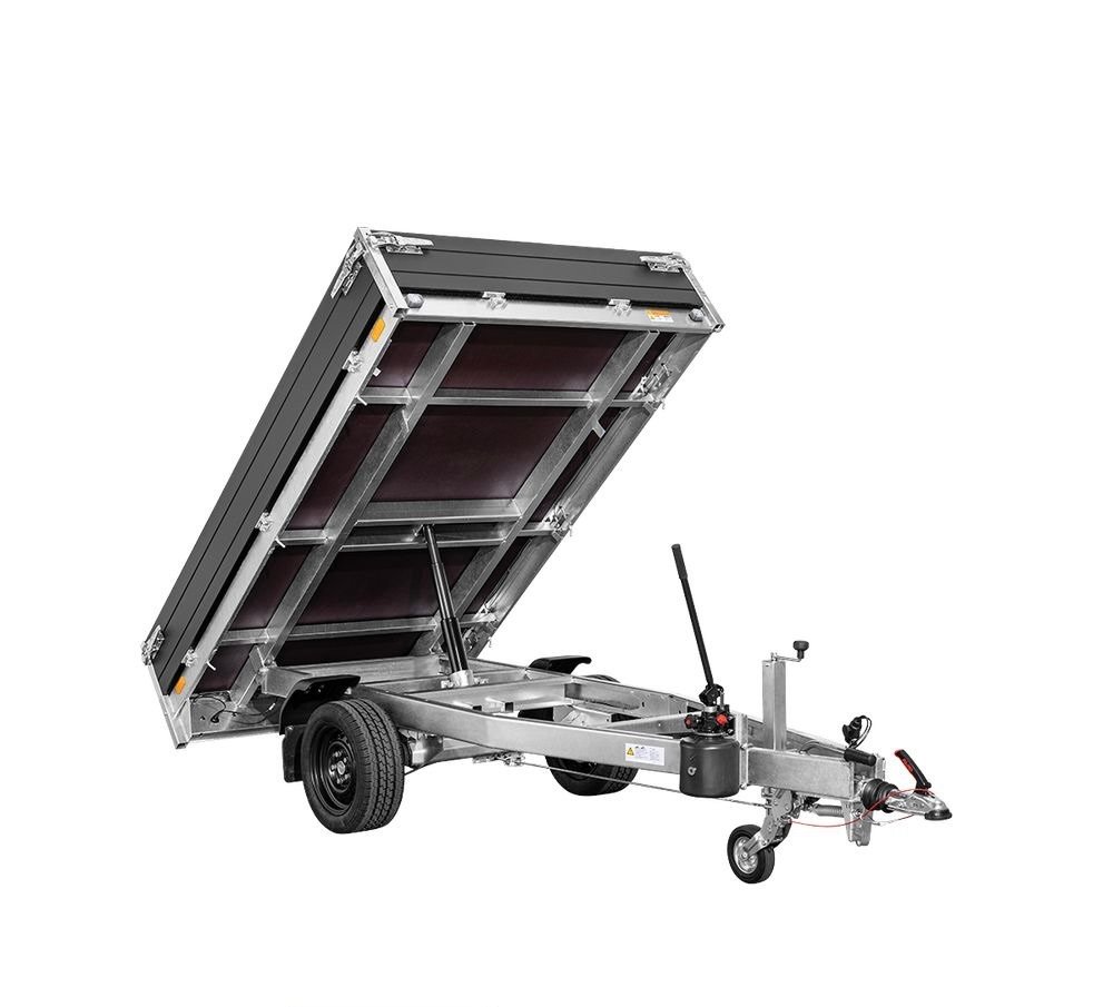 Remorque Benne Hydraulique Saris - 306 X 170 Cm - Ptac : 2000 Kg - 2 Essieux - FreinÉe – Image 9