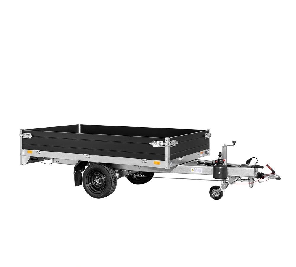 Remorque Benne Hydraulique Saris - 306 X 170 Cm - Ptac : 2000 Kg - 2 Essieux - FreinÉe – Image 12