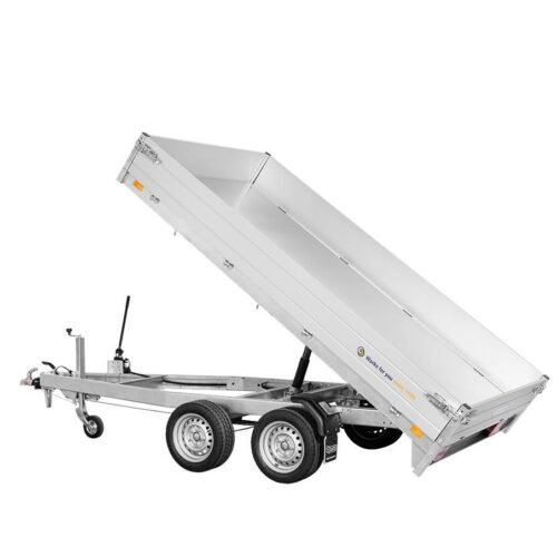 Remorque Benne Saris – K1356 – 356 X 170 Cm – Ptac : 2700 Kg – 2 Essieux – FreinÉe