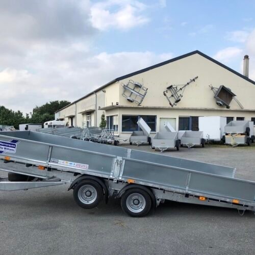 Remorque Plateau Basculant – Ifor Williams – CT166 – 487 X 198 Cm – Ptac : 3500 Kg