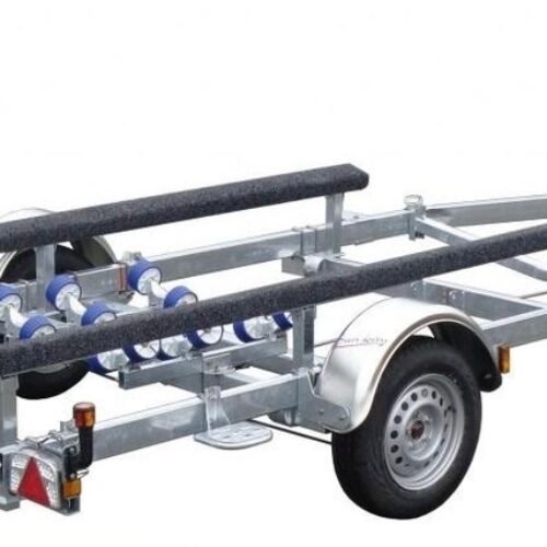 Porte Bateau Immergeable Sun Way Fast – D2416 – Ptac : 1600KG – Kit Patins – 1 Essieu