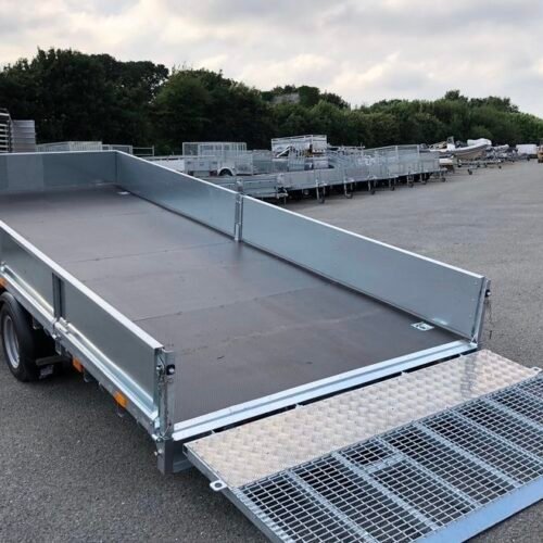 Remorque Plateau Basculant – Ifor Williams – CT167 – 487 X 225 Cm – Ptac : 3500 Kg