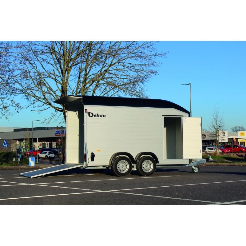 Remorque Fourgon EN Aluminium + Porte LatÉrale Debon C700 Roadster - Ptac : 2600 Kg - 376X179XH200 Cm – Image 14