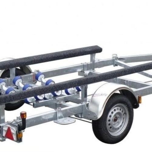 Porte Bateau Immergeable Sun Way – D1611 – Ptac : 1000KG – Kit Patins – 1 Essieu