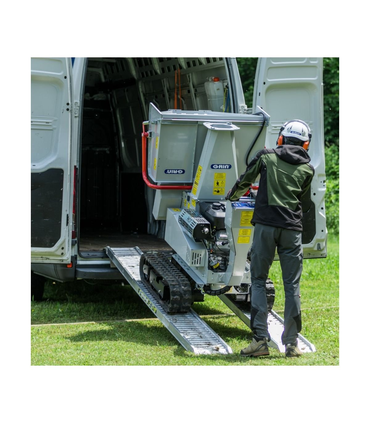 Broyeur DE Branches à Chenilles Grin, 120mm, Briggs Stratton 627cc - BIOCH120-CROSS – Image 4