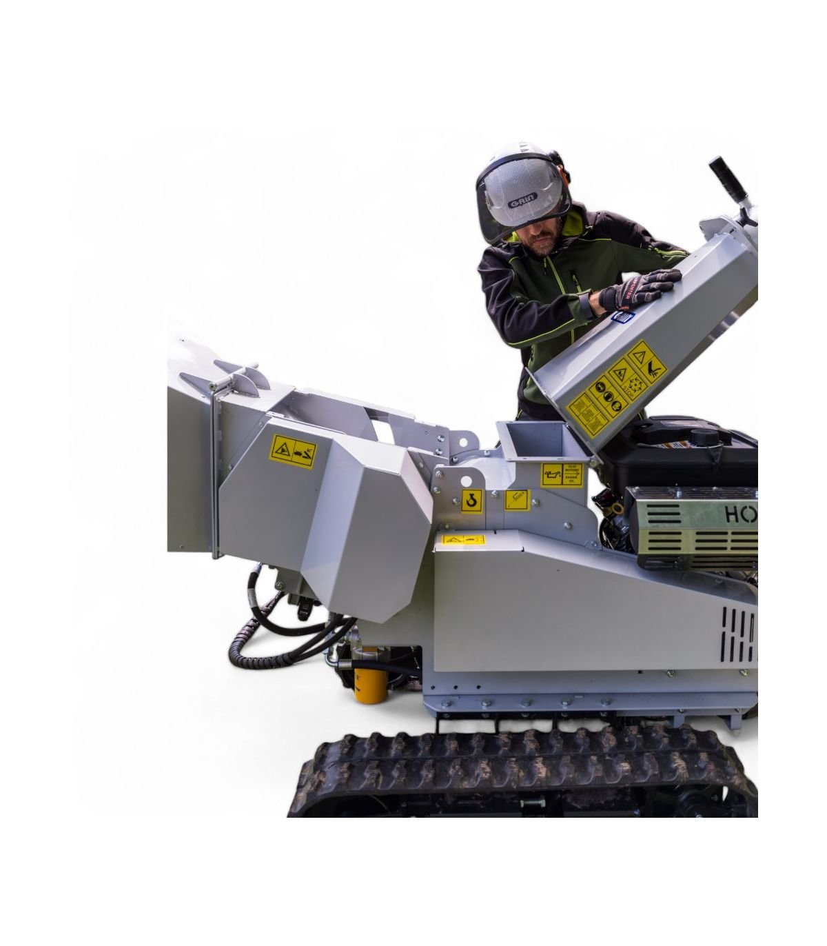 Broyeur DE Branches à Chenilles Grin, 120mm, Briggs Stratton 627cc - BIOCH120-CROSS – Image 5