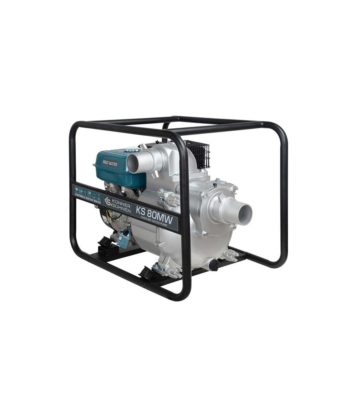 Motopompe 3 Pouces Spéciale Eaux Très Chargées 60000l/h Moteur 269 Cc Könner Söhnen Ks 80MW – Image 2