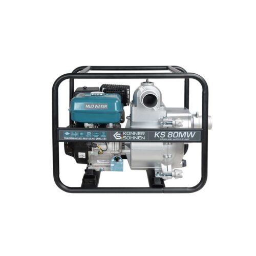 Motopompe 3 Pouces Spéciale Eaux Très Chargées 60000l/h Moteur 269 Cc Könner Söhnen Ks 80MW