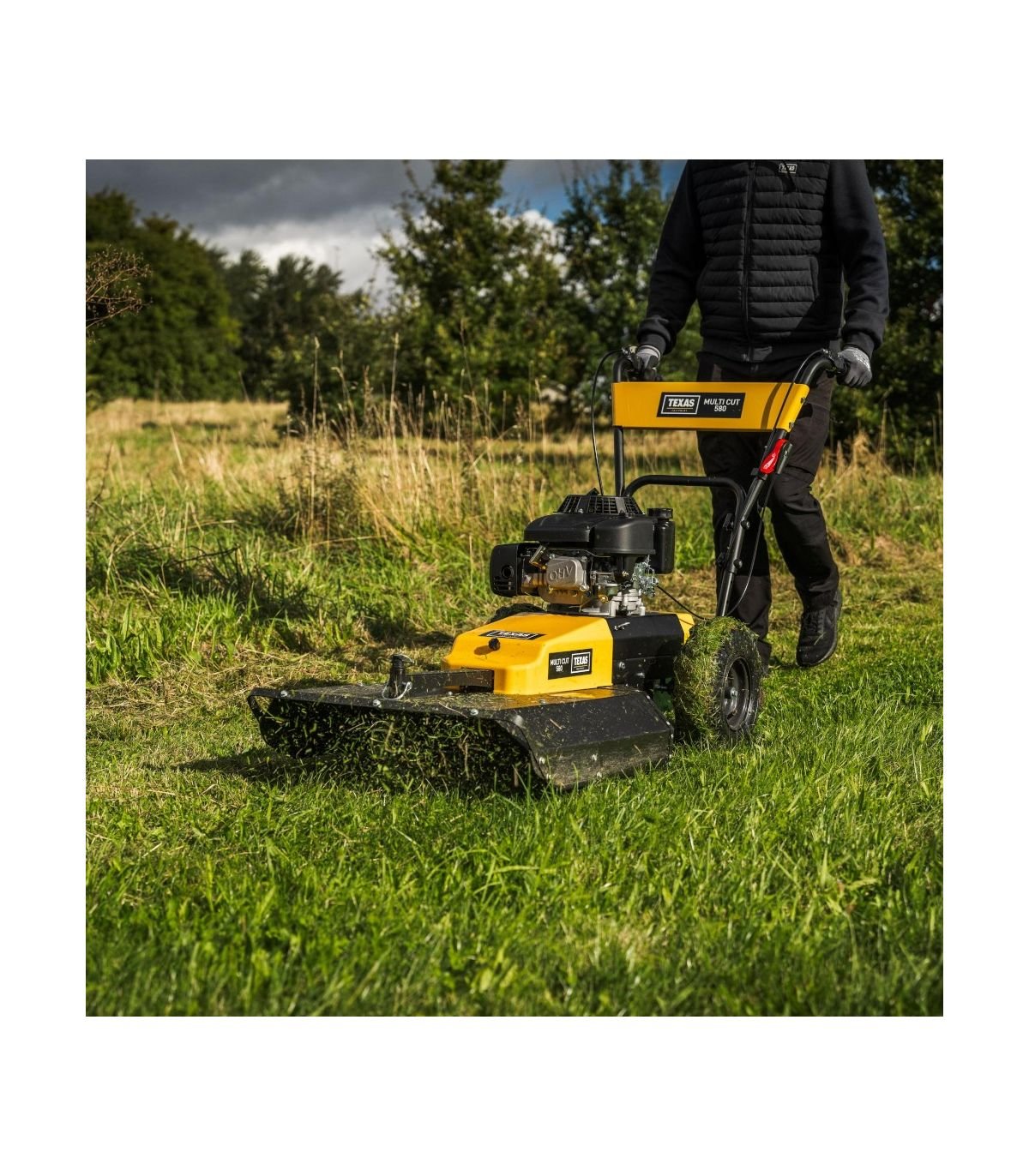 Tondeuse Débroussailleuse Professionnelle 58 Cm, Moteur 224 Cc, 2 Vitesses – Texas Multi Cut 580TG – Image 9