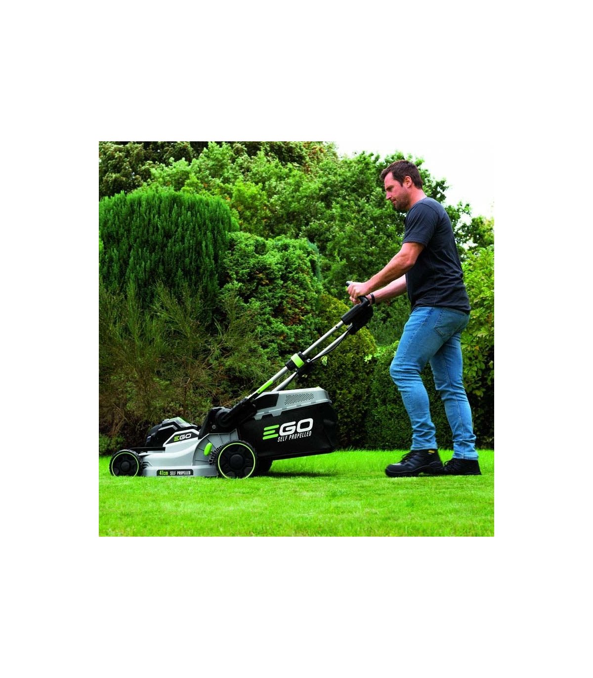 Tondeuse Gazon Électrique sans Fil Tractée Ego Power Plus Coupe 47 Cm Batterie 56v-5ah LM1903E-SP – Image 7