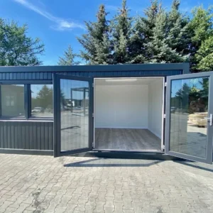 Umgebaute Container - Umgebauter Bürocontainer 18 m²